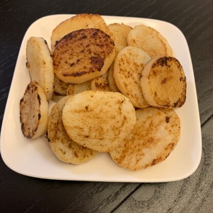 焦がし醤油の香りで美味しくできました